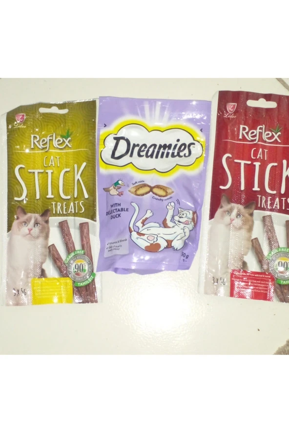 kedi ödül maması 60gr .reflex ?edi ödül çubuğu - 2