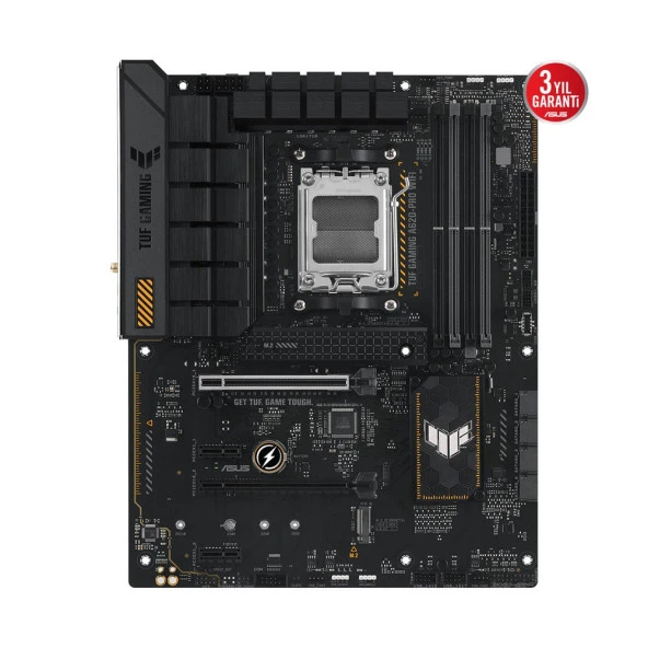 ASUS TUF GAMING A620-PRO WIFI Amd A620 Soket AM5 DDR5 6400 Mhz AURA RGB ATX Anakart - 4