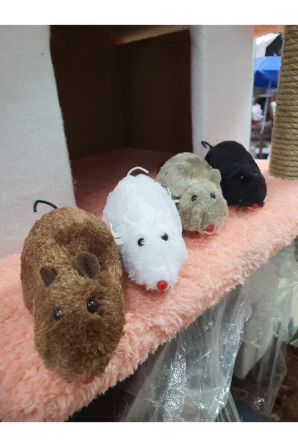 Kurmalı Fare Kedi Oyuncak