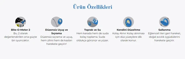 Rogz Toyz Pop-Upz Blauw Small/Medium - Resim 2