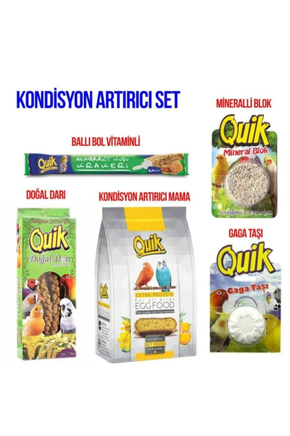 Kondisyon Arttırıcı Set . Kuş Yemi Seti