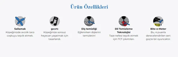 Rogz Toyz Grinz Flossy Large Blauw - Resim 3