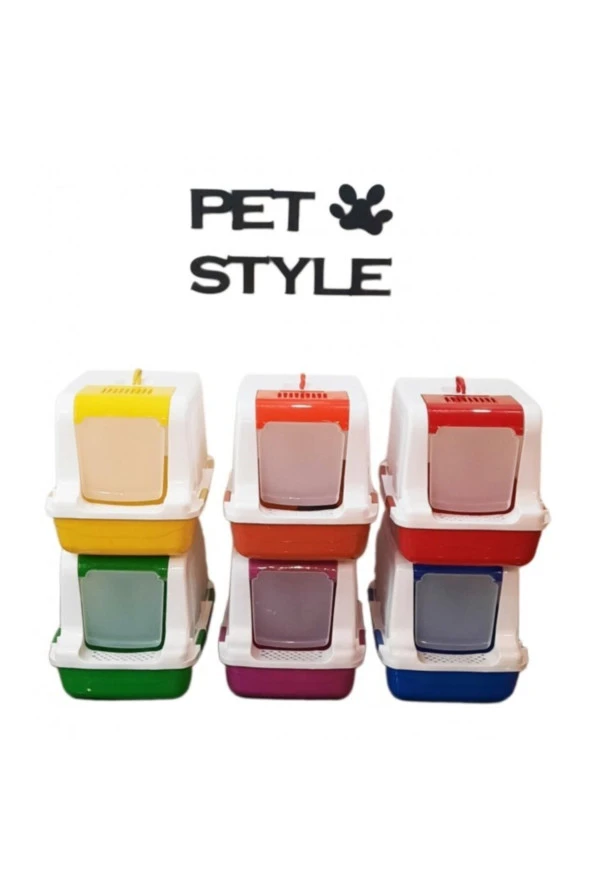 Volmin Petshop Jumbo Teras Tuvalet Kabı 65x45x45,5h - 4