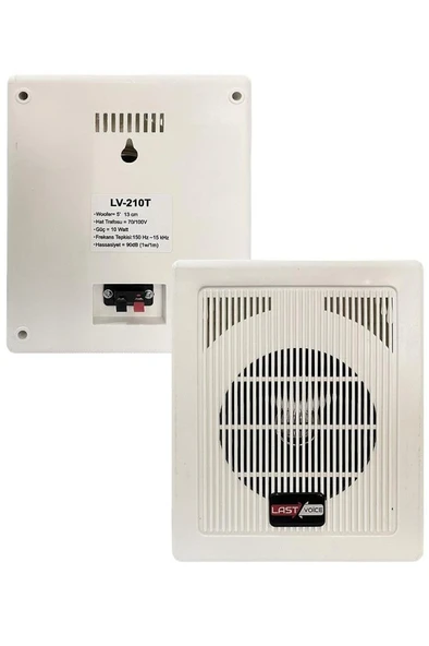 Lastvoice Lv-210T - Duvar Tipi 13 cm 10 Watt Hoparlör ürün görseli