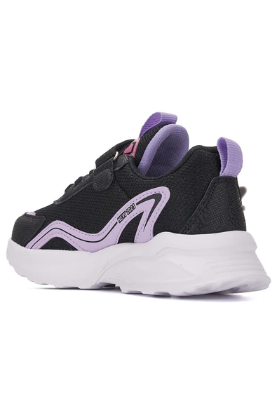 Günlük Kız Çocuk Sneaker Lastik Bağcıklı Hologram Cırtlı Hello Kitty Nefes Alabilen Ayakkabı 2014 - 9