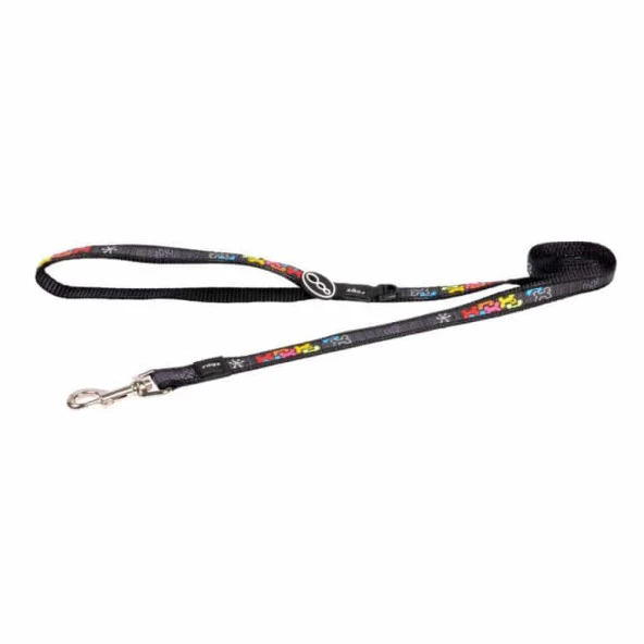 Rogz Fancy Dress Lijn XL Bone Black