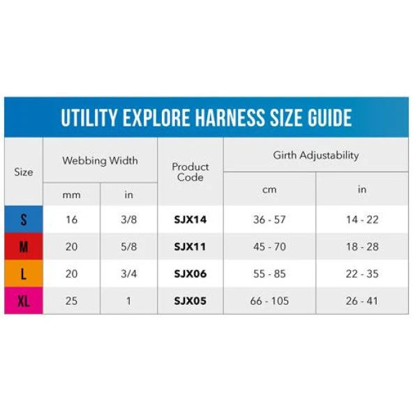 Rogz Utility Explore Tuig XL Rood - 2