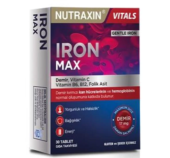 Nutraxin Iron Max 30 Tablet