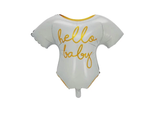Hello Baby Elbise Folyo Balon 62x61 cm