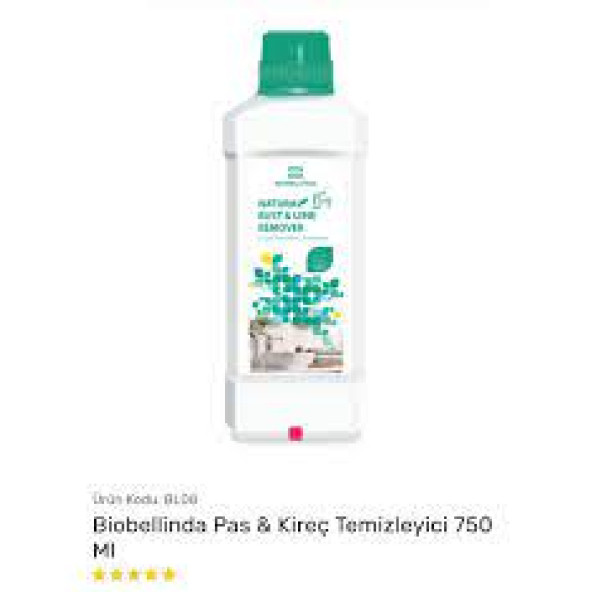 Biobellinda Pas & Kireç Temizleyici 750 Ml 4 ADET  YENİ AMBALAJ - 2