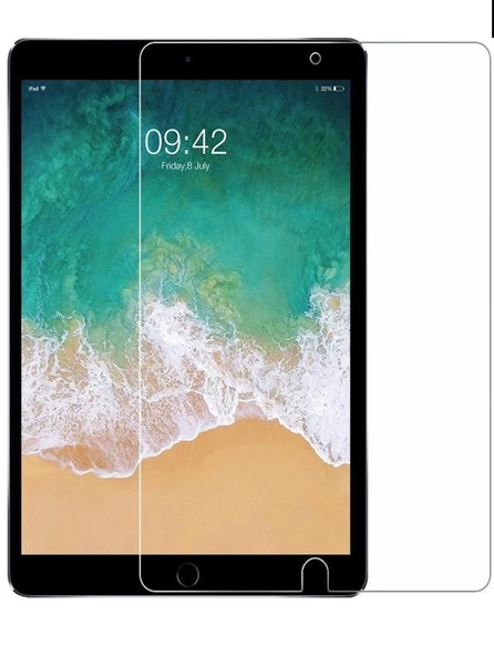 Apple iPad Pro 10.5" Dönerli Standlı Deri Tablet Kılıfı - Nano Cam Ekran Koruyucu - 2