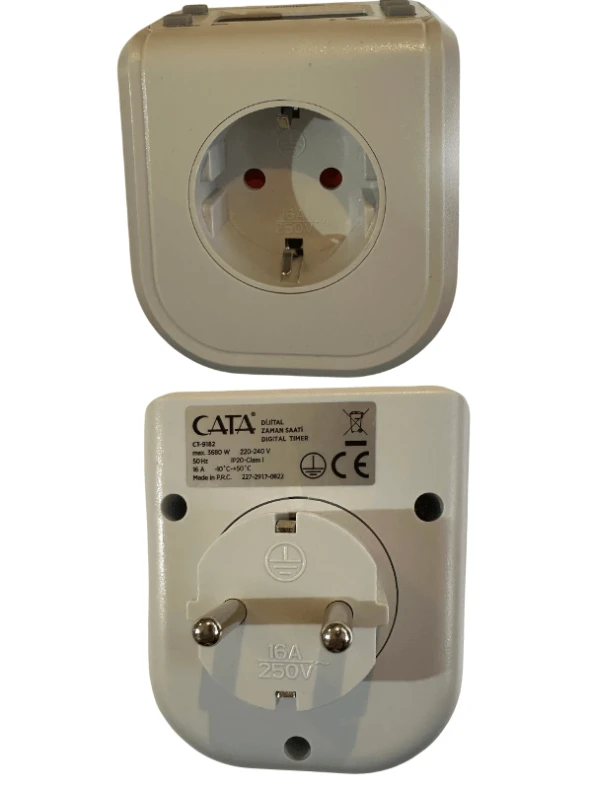 Cata CT-9182 3680W 16 Amper Dijital Zaman Saati - 4