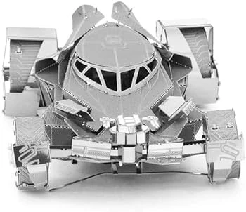 Adaletin Şafağı Batmobile 3D Metal Maket Bulmaca Puzzle modeli kitleri DIY 14+ Yaş 64+ parça - 2