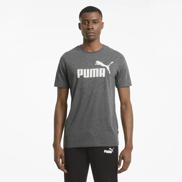 Puma 58673601 Ess Heather Erkek Tişört