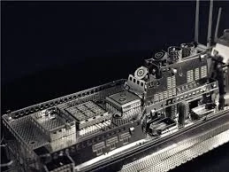 TYPE 056 CORVETTE 3D Metal Maket Bulmaca Puzzle modeli kitleri DIY 14+ Yaş 76+ parça - 5