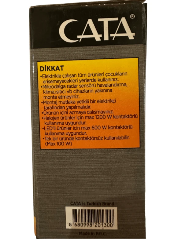 Cata CT-9185 1200W 360 Derece Radar Sensör - 2