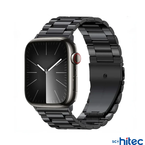 ScHitec SQ-9 Gerçek Amoled Ekran Android İos HarmonyOs Uyumlu 3 Kordonlu Akıllı Saat Siyah - Resim 4