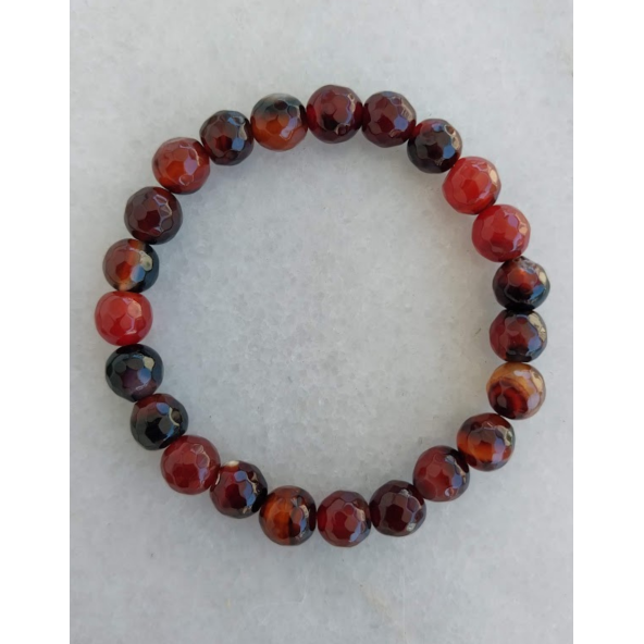 Dogal Taş Akik Unisex Bileklik - 3