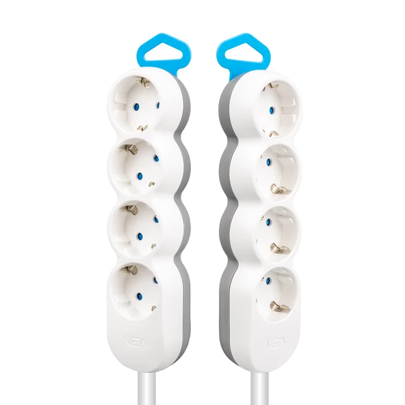 VEA VE-2S4N 4LÜ 1.5 METRE KABLOLU GRUP PRİZ - 2