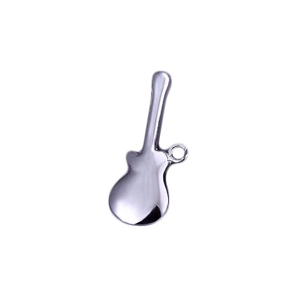 Hediyelik Gitar Kolye Ucu Gümüş GKU - 5