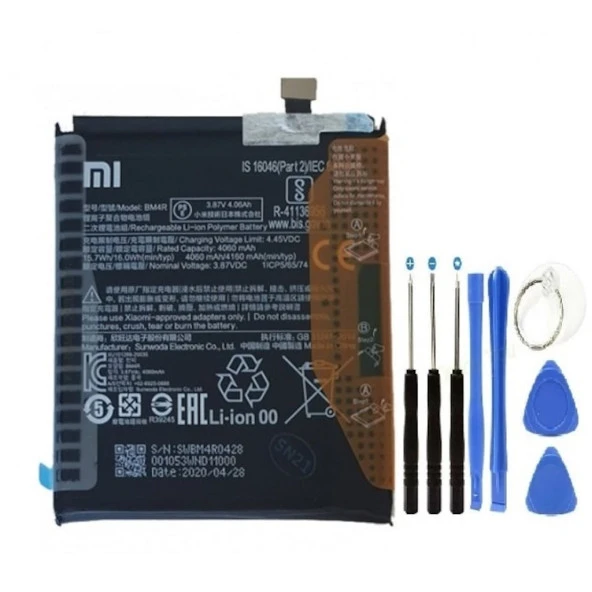 Xiaomi Mi 10 Lite Batarya Bm4r + Tamir Seti