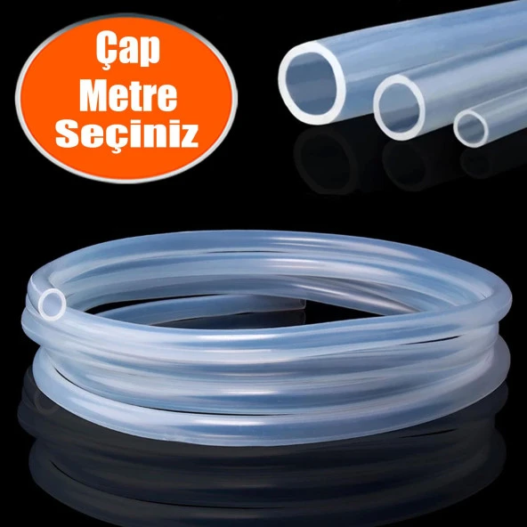 Şeffaf Terazi Hortumu Termosifon Otomobil Kapı Fitili (8-10 MM)