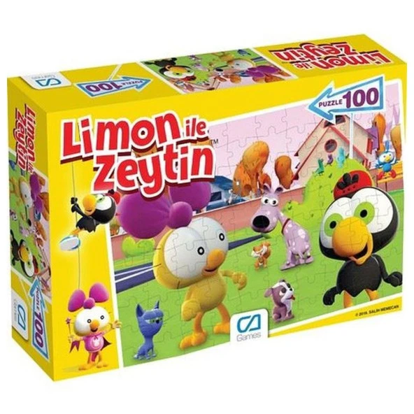 Ca Puzzle 100 Parça Limon İle Zeytin 5084