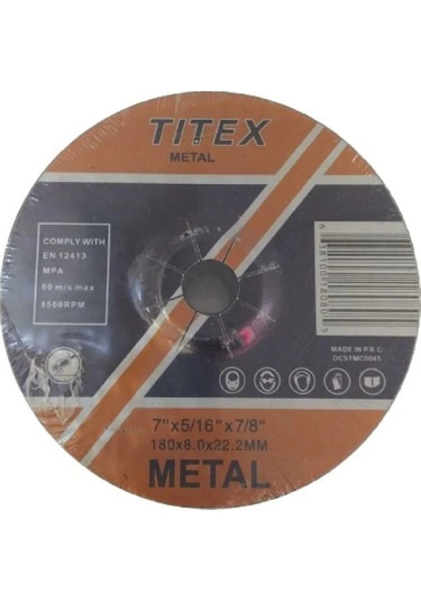 TITEX METAL TAŞLAMA 180*8*22