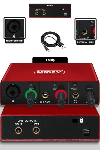 Lastvoice BM800 GLX Basic Set BM800 Mikrofon Midex GLX-500 PRO Ses Kartı - Resim 3