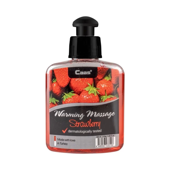 Warming Massage Çilek Aromalı Isınma Etkili Masaj Yağı 100ml.