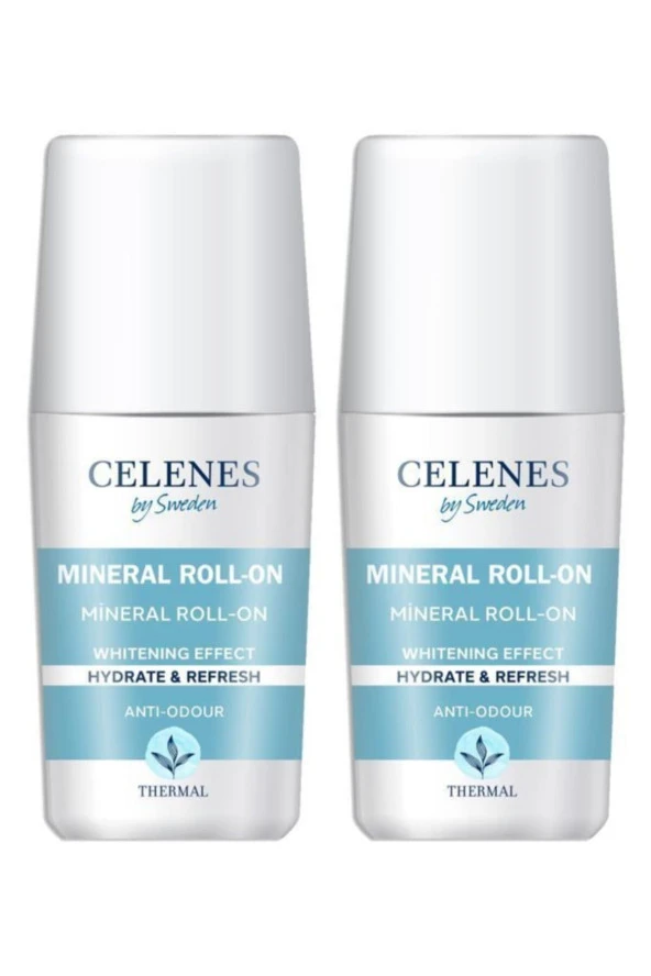 CELENES Celenes Thermal Roll On Beyazlatıcı 75 Ml X2