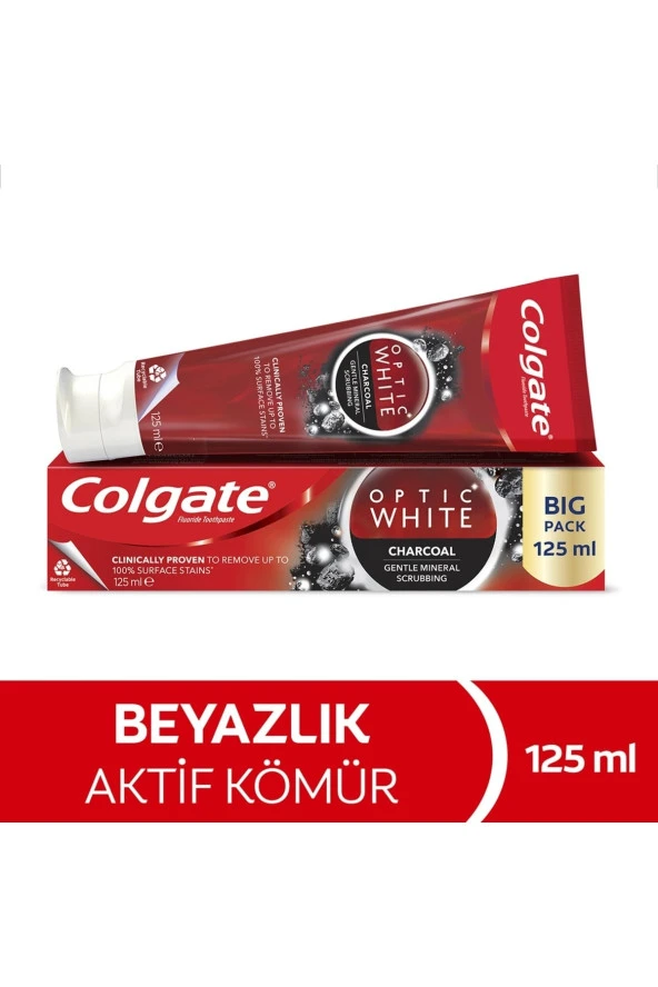 COLGATE Optic White Kahve Çay Ve Tütün Kullanıcıları Için Beyazlatıcı Diş Macunu 125 Ml