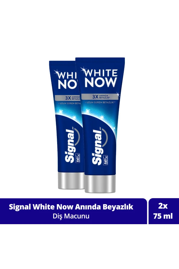 SİGNAL White Now Diş Macunu Anında Beyazlık 75 ml X2