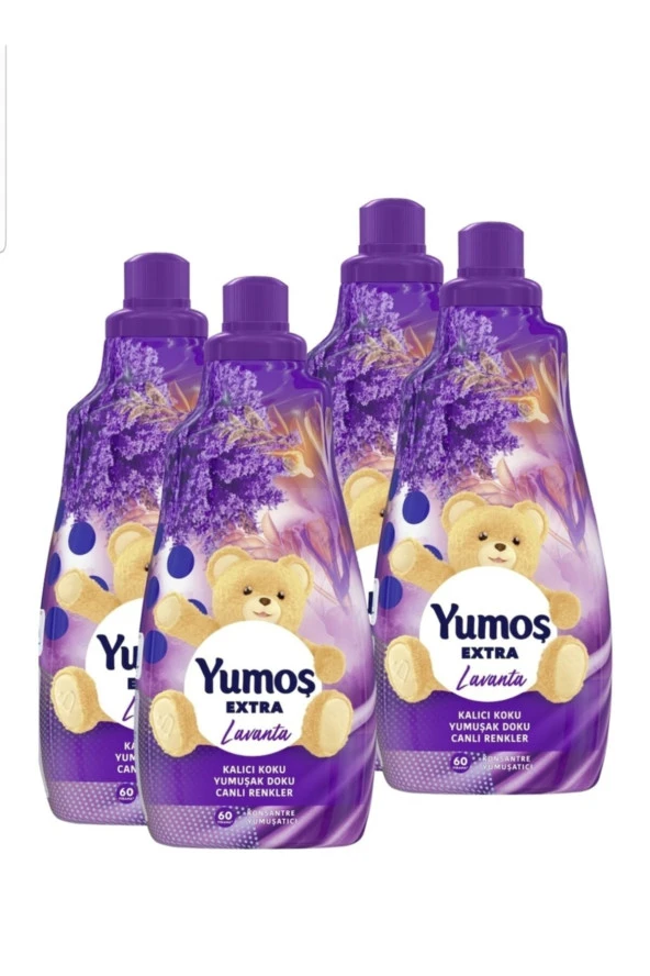 YUMOŞ Extra 1440 ml Lavanta 60 Yıkama x 4 Adet