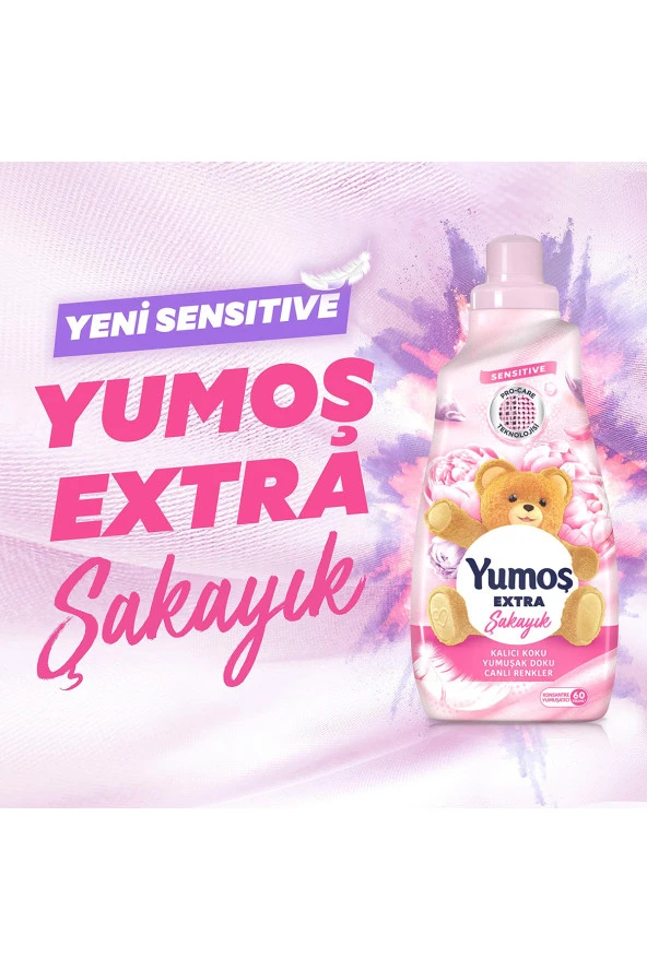 YUMOŞ Extra Konsantre Çamaşır Yumuşatıcısı Şakayık 1440 X2 - 3