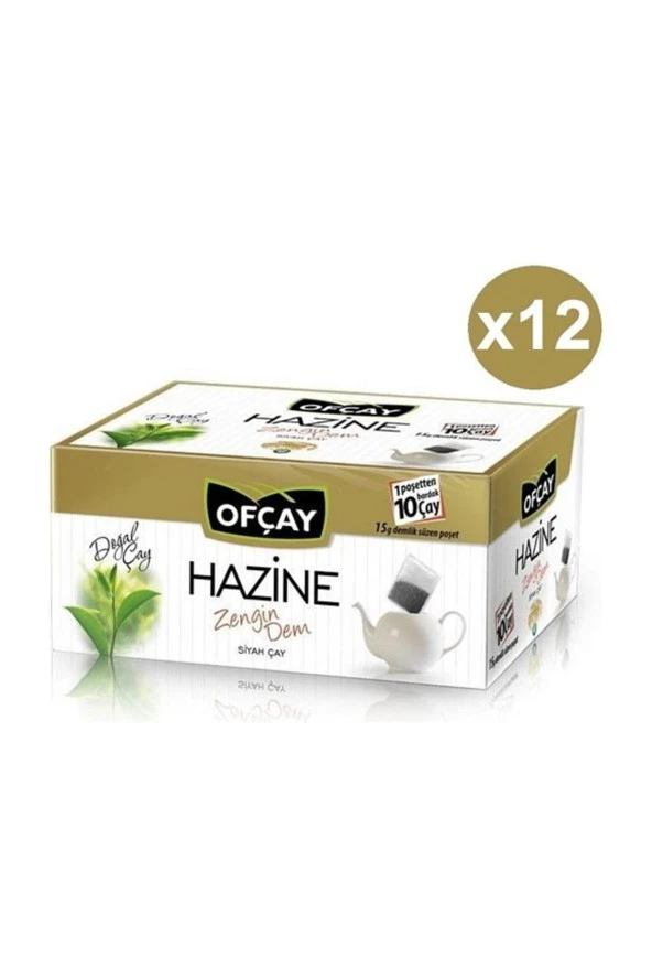 OFÇAY Hazine Zengindem Demlik Poşet Çay 30 X 15 gr X 12 Adet