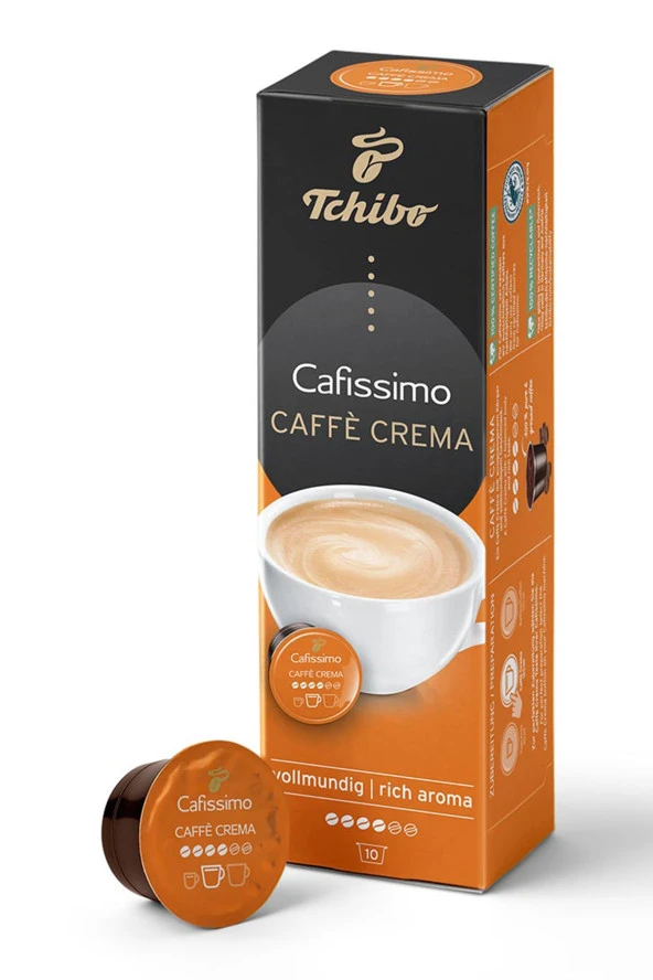 TCHİBO Cafissimo Caffee Crema Rich Aroma 10 Adet Kapsül Kahve