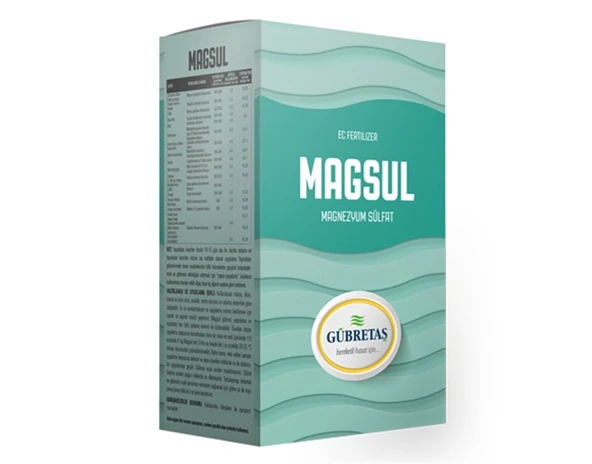 GÜBRETAŞ MAGSÜL MAGNEZYUM SÜLFAT (1 KG) ORJİNAL ÜRÜN HOLOGRAMLI PAKET