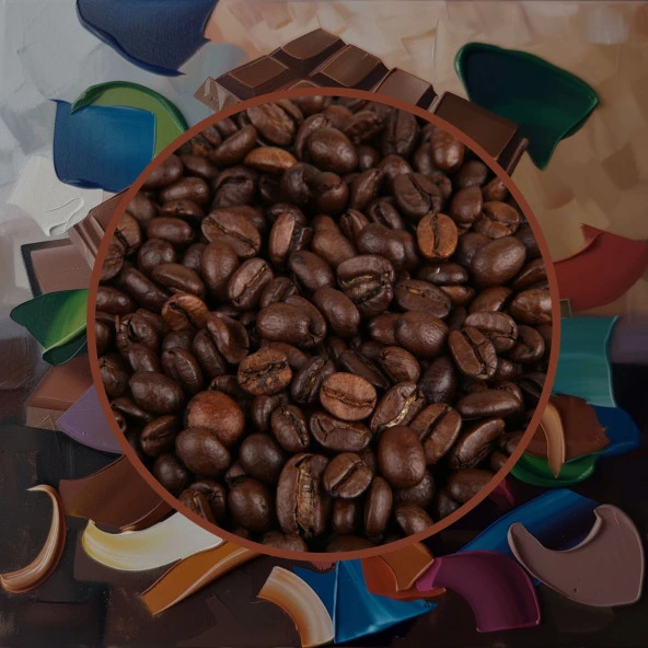 Mim and More Chocolate Coffee Çikolata Aromalı Kahve Çekirdek Kahve 200 Gr - 4