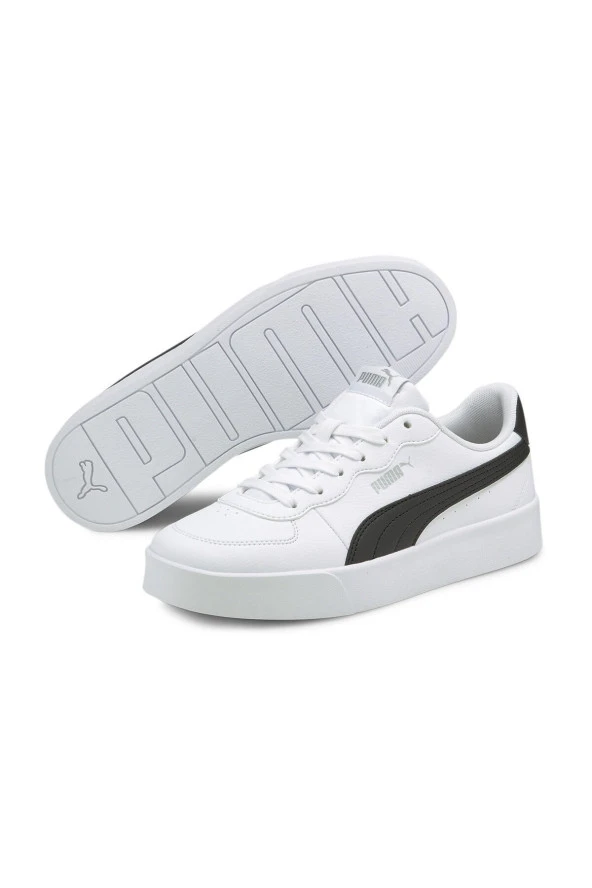 Puma Skye Clean Unisex White Black Spor Ayakkabı 380147-04