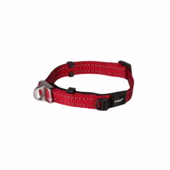 Rogz Utility Safety Halsband XL Rood