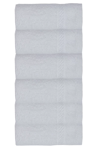 8 li %100 Pamuk Mutfak Havlusu Takımı 30X30 Cm Düz Renk - 6