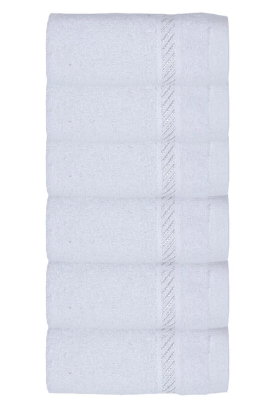 8 li %100 Pamuk Mutfak Havlusu Takımı 30X30 Cm Düz Renk - 8