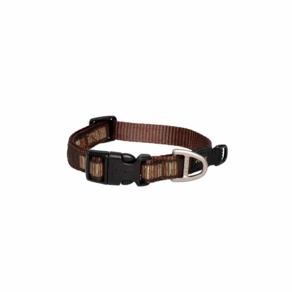 Rogz Fancy Dress Halsband M Mocha Bone Medium