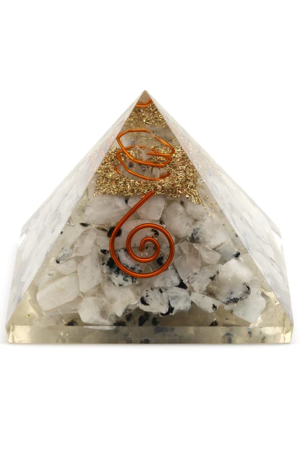 Ay Taşı Taşından Orgonit Piramit - 2