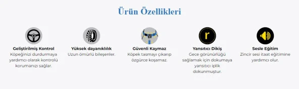 Rogz Utility Control Chain Halsband XL Oranje - Resim 3