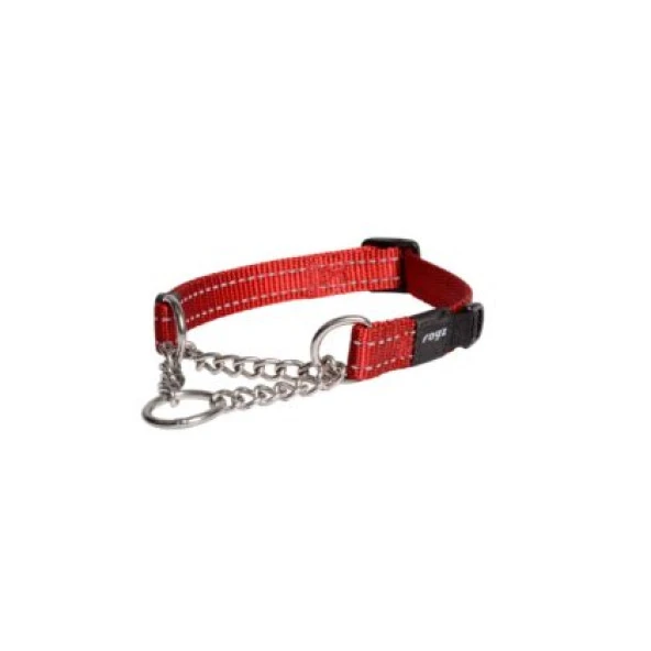 Rogz Utility Control Chain Halsband XXL Rood