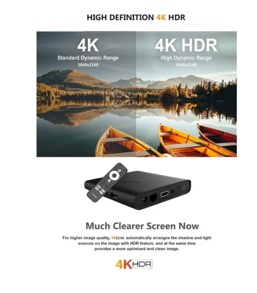 Botech Wzone 4K Android 12 Tv Box + Typc-E Tuner Uydu Alıcısı - 3
