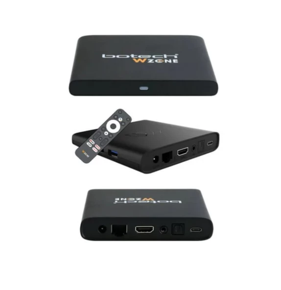 Botech Wzone 4K Android 12 Tv Box + Typc-E Tuner Uydu Alıcısı - 5