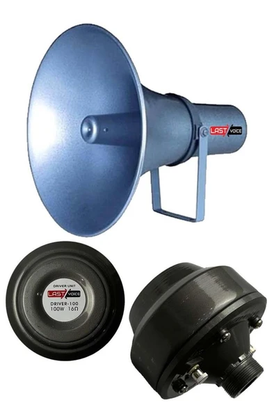 Lastvoice Driver-100H Hornlu Cami Ezan Hoparlörü 100 Watt 16 Ohm ürün görseli 1